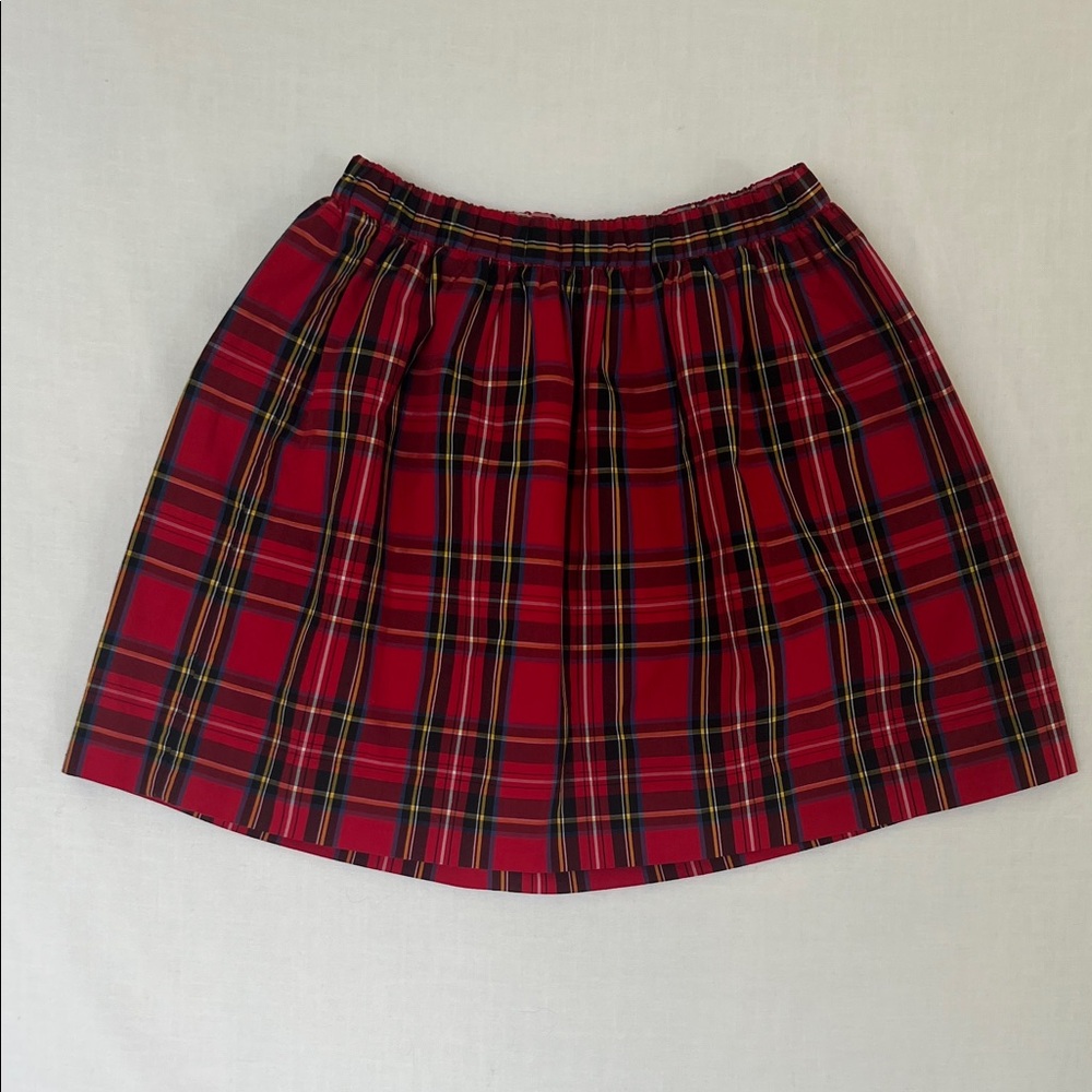 Crewcuts Girls Red Plaid Holiday Skirt